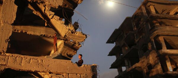 La situación en la Franja de Gaza (archivo) - Sputnik Mundo