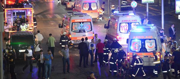 Aeropuerto de Ataturk donde tuvieron lugar explosiones Aeropuerto de Ataturk donde tuvieron lugar explosiones - Sputnik Mundo