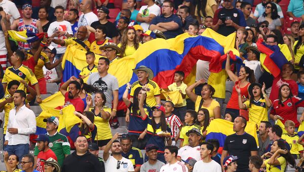 Hinchas de Colombia (archivo) - Sputnik Mundo