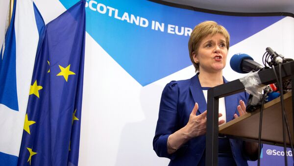 Nicola Sturgeon, ministra principal de Escocia - Sputnik Mundo