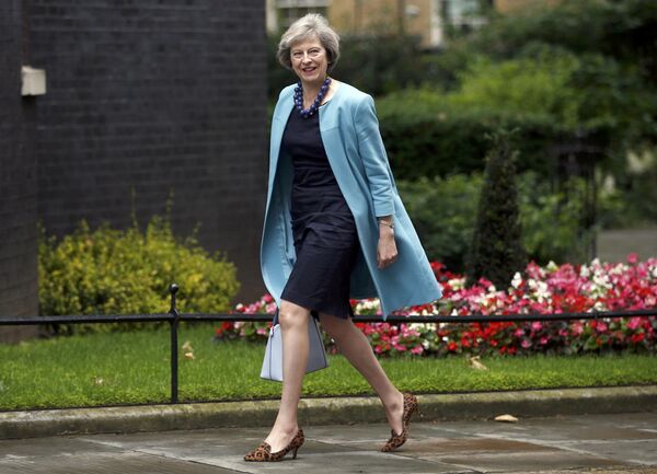 Theresa May, ministra británica del Interior - Sputnik Mundo