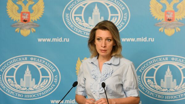 María Zajárova, portavoz del Ministerio de Exteriores de Rusia - Sputnik Mundo