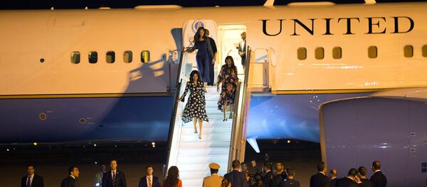 Familia Obama llega a Marruecos - Sputnik Mundo