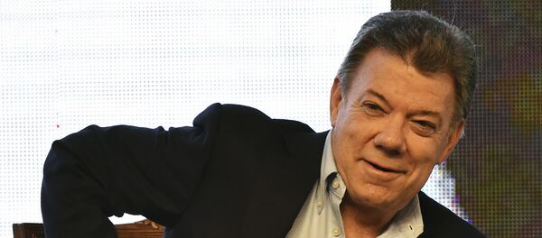 Juan Manuel Santos, el presidente de Colombia Juan Manuel Santos, el presidente de Colombia - Sputnik Mundo