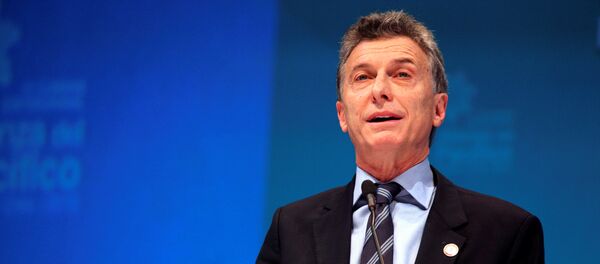 Mauricio Macri, presidente de Argentina - Sputnik Mundo