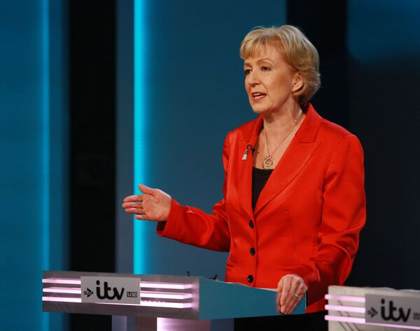 Andrea Leadsom, ministra de Energía y Cambio Climático - Sputnik Mundo