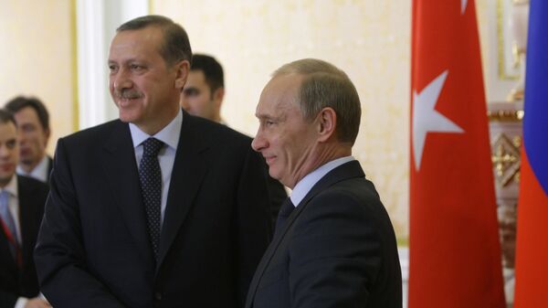 Presidente de Rusia, Vladímir Putin y presidente de Turquía, Recep Tayyip  (archivo) - Sputnik Mundo