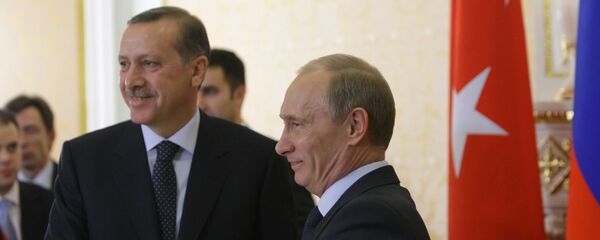 Presidente de Rusia, Vladímir Putin y presidente de Turquía, Recep Tayyip  (archivo) - Sputnik Mundo