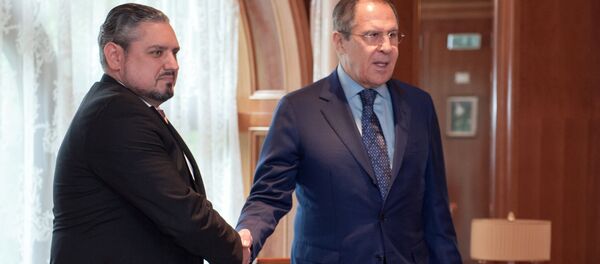 Los cancilleres ruso y turco, Serguéi Lavrov y Mevlut Cavusoglu - Sputnik Mundo