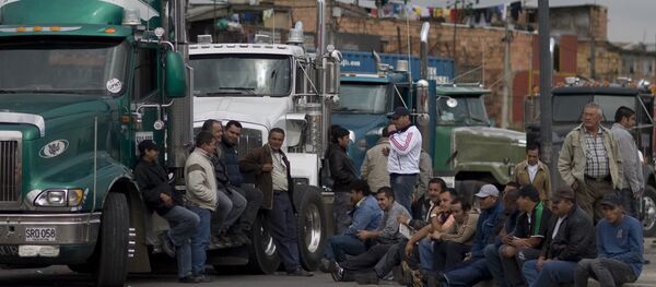 Paro camionero (archivo) - Sputnik Mundo