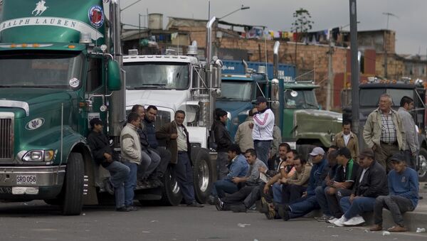 Paro camionero (archivo) - Sputnik Mundo