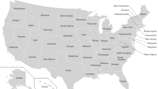 Mapa de EEUU Mapa de EEUU - Sputnik Mundo