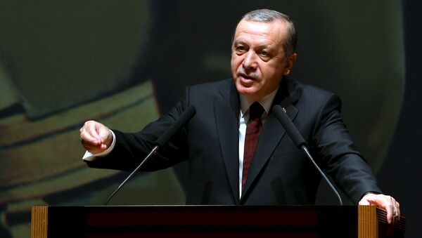 Recep Tayyip Erdogan, presidente de Turquía - Sputnik Mundo