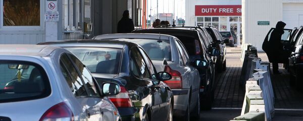 Frontera entre la región rusa de Kaliningrado y Polonia Frontera entre la región rusa de Kaliningrado y Polonia - Sputnik Mundo