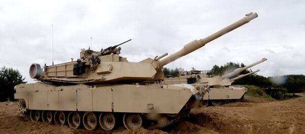 Tanques estadounidenses M1 Abrams - Sputnik Mundo