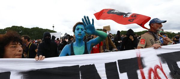 Manifestaciones en Francia en contra de la reforma laboral - Sputnik Mundo
