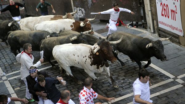 Celebraciones regionales de San Fermín de 2015. Archivo. - Sputnik Mundo