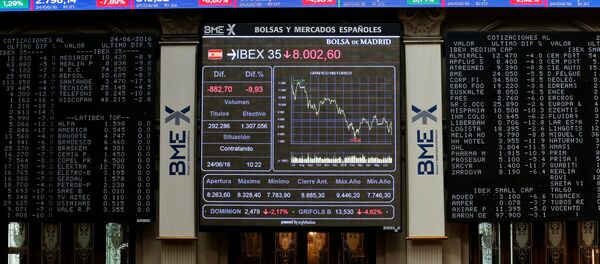 La bolsa de Madrid La bolsa de Madrid - Sputnik Mundo