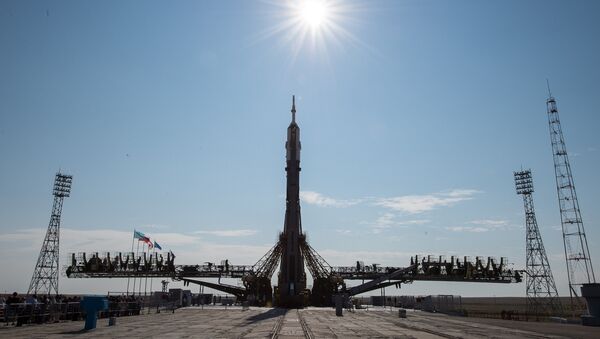 La nave tripulada Soyuz MS (archivo) - Sputnik Mundo