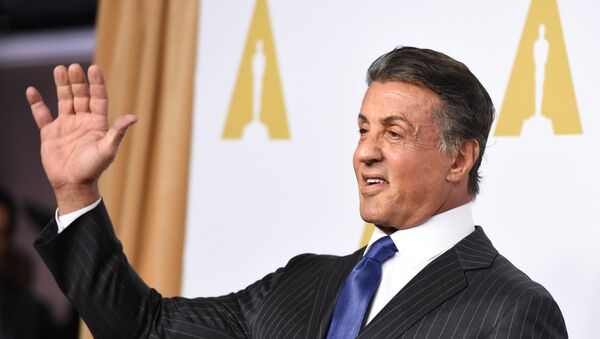 El actor estadounidense, Sylvester Stallone - Sputnik Mundo