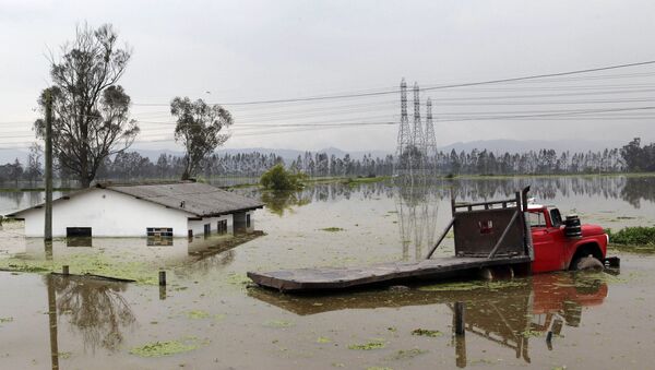 Inundaciones en Colombia (archivo) - Sputnik Mundo