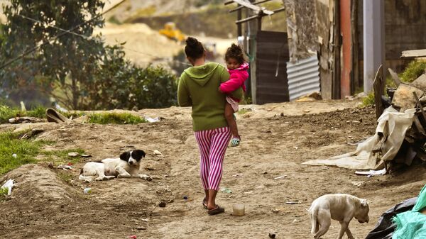 Desplazados en Colombia (archivo) - Sputnik Mundo