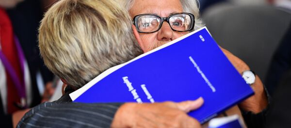 Parientes y amigos de los fallecidos durante la guerra en Irak, en la presentación de la investigación Chilcot Parientes y amigos de los fallecidos durante la guerra en Irak, en la presentación de la investigación Chilcot - Sputnik Mundo