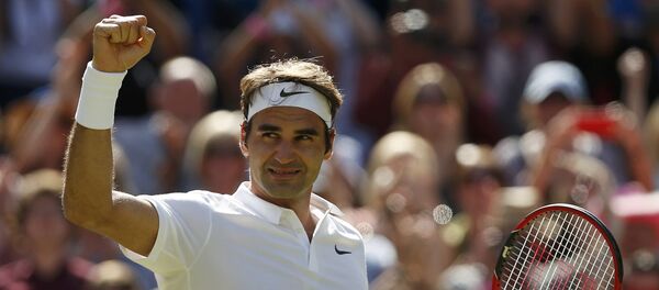 Roger Federer, tenista suizo - Sputnik Mundo