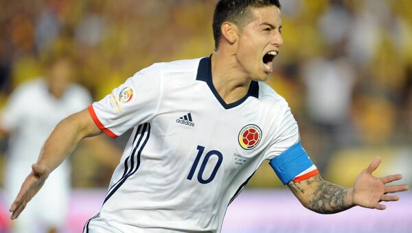 James Rodriguez durante la Copa America Centenario 2016. - Sputnik Mundo