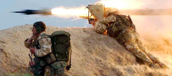 Soldados británicos in Irak (archivo) - Sputnik Mundo