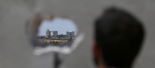 La vista a Manbij, Siria - Sputnik Mundo