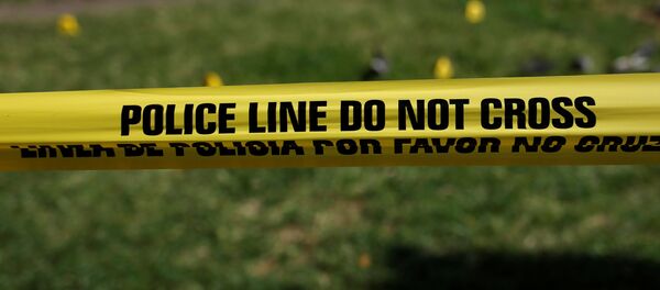 Cinta policial en Texas, EEUU - Sputnik Mundo