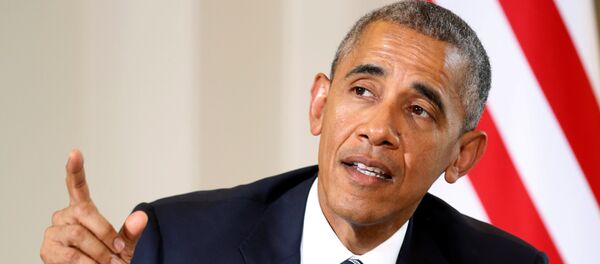 Barack Obama, presidente de EEUU, durante su visita en España, el 10 de julio de 2016 - Sputnik Mundo