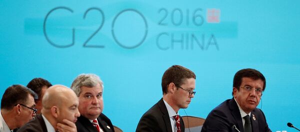 La reunión de los ministros de Comercio del G20 en Shanghái, China - Sputnik Mundo