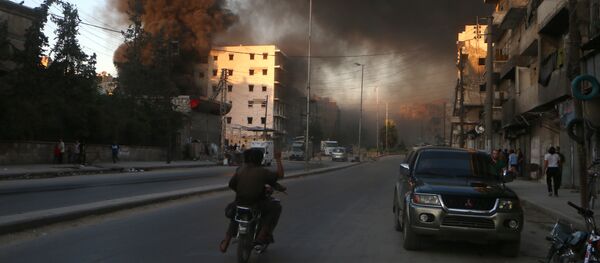 Bombardeos en Alepo - Sputnik Mundo