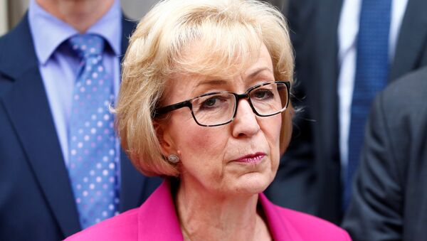 Andrea Leadsom, secretaria británica de Estado en Energía - Sputnik Mundo