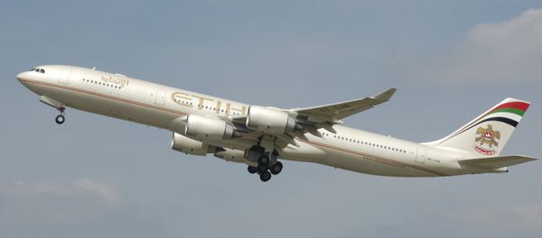 Avión de Etihad Airways (archivo) - Sputnik Mundo