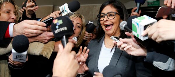 Delcy Rodríguez, la canciller de Venezuela - Sputnik Mundo