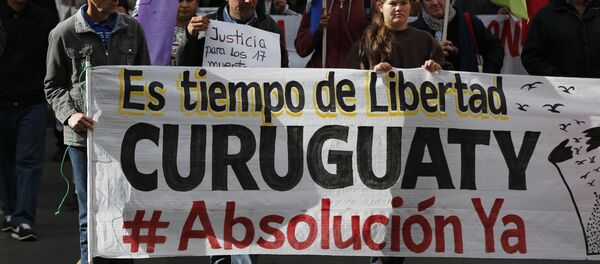 Una manifestación en Asunción, Paraguay - Sputnik Mundo