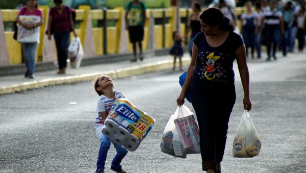 Puente internacional Simón Bolívar en Táchira - Sputnik Mundo