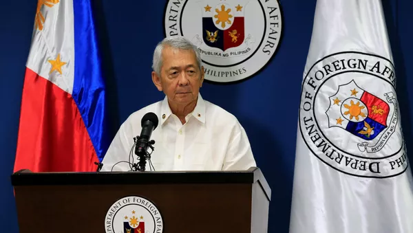Perfecto Yasay, ministro de Exteriores de Filipinas - Sputnik Mundo