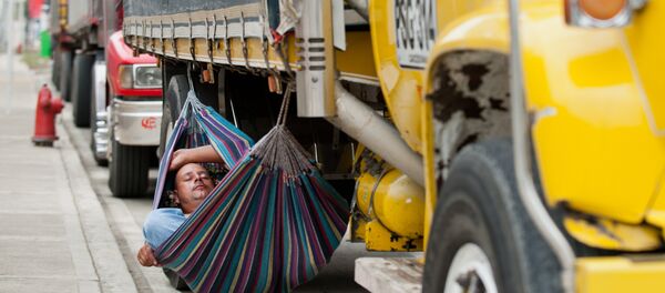 Paro camionero, Colombia - Sputnik Mundo