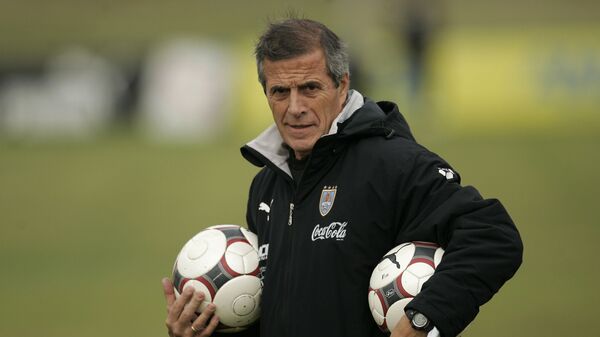 Óscar Washington Tabárez, el entrenador de la selección uruguaya - Sputnik Mundo