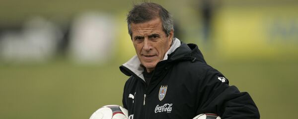 Óscar Washington Tabárez, el entrenador de la selección uruguaya - Sputnik Mundo