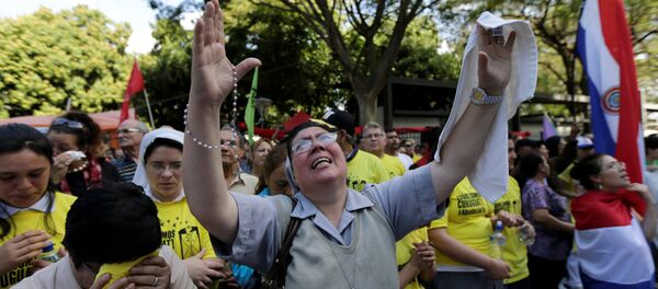 Una manifestación en Asunción, Paraguay - Sputnik Mundo