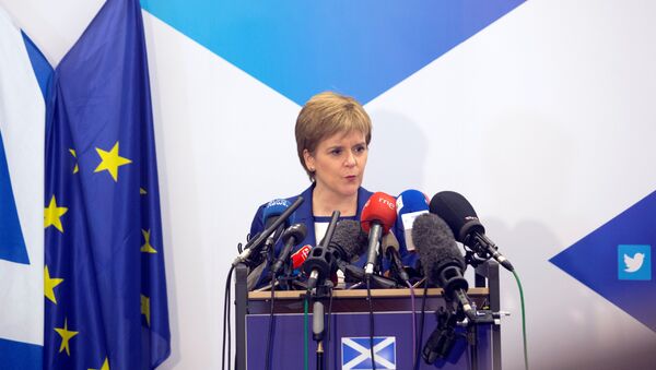 Nicola Sturgeon, ministra principal de Escocia - Sputnik Mundo