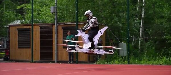 La motocicleta voladora Scorpion I - Sputnik Mundo