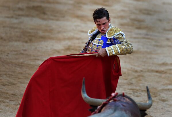 Entretenimiento peligroso: la fiesta de San Fermín en España - Sputnik Mundo