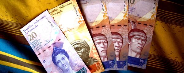 Bolívares venezolanos (archivo) - Sputnik Mundo