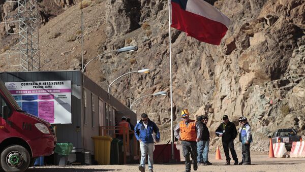 El campo de los mineros en Chile - Sputnik Mundo